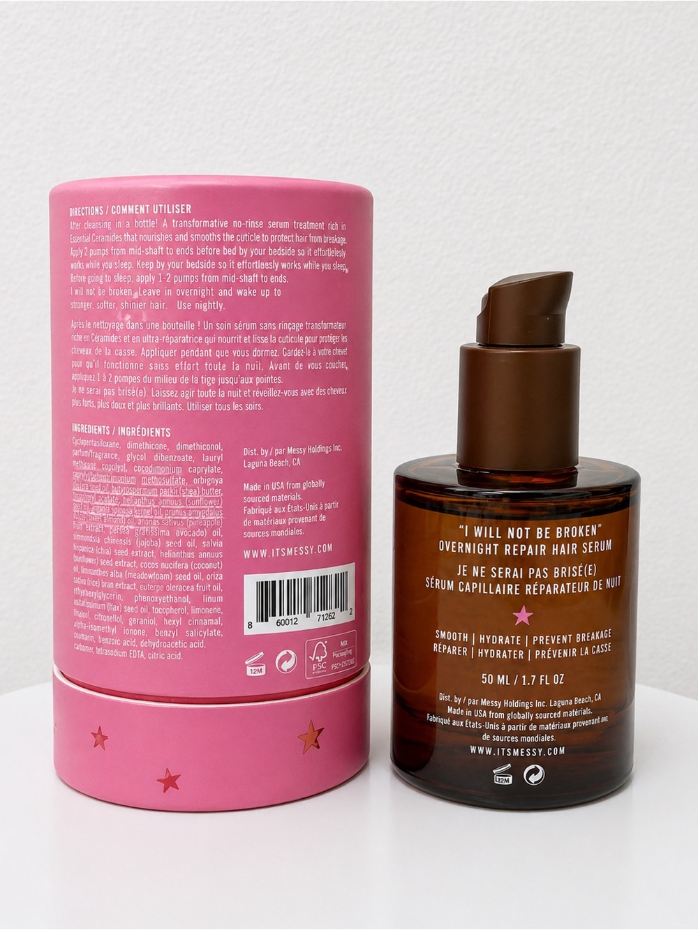 Overnight Repair Hair Serum - Pink - Picture 2 of 2